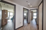 Hallway in 2-Bedroom Apartment