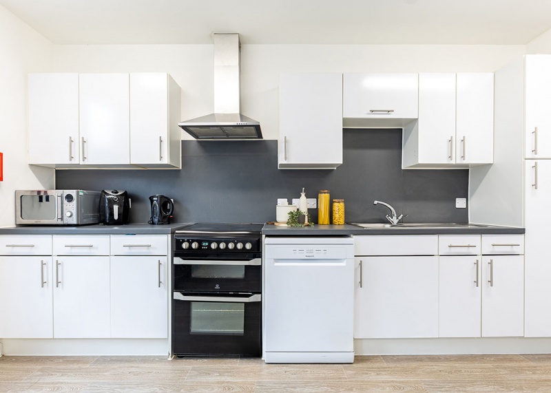 Share kitchen at Globe Works Brimingham