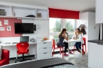 Spacious and modern studio room with window at Abbey House in Coventry