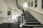 Entrance with stairs in the London student residence Northumberland House