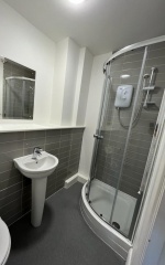 Modern bathroom at Express Studios Nottingham