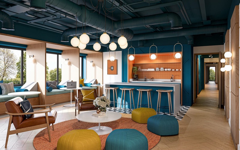 Leeds Trapezium social area