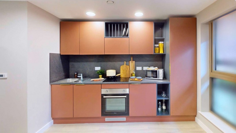 large studio kitchen