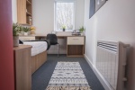 Bright and spacious student bedroom at The Park, Oxford