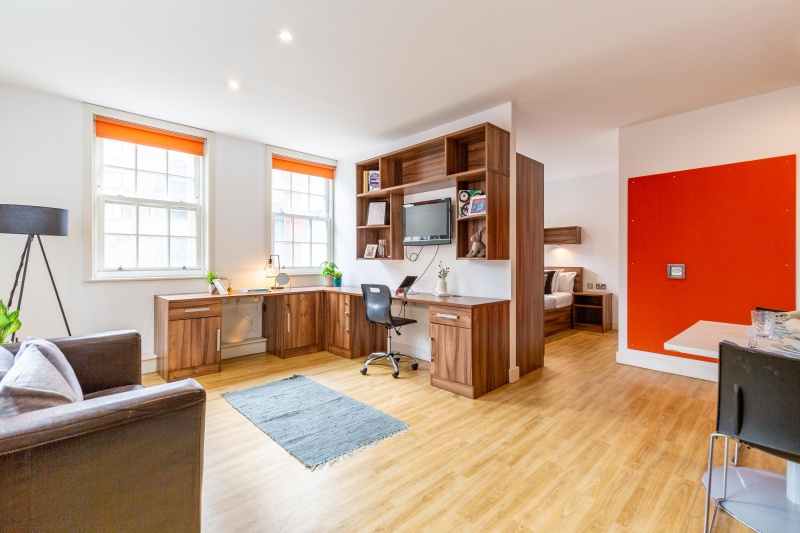 King Square Studios Studio Desk and Lounge