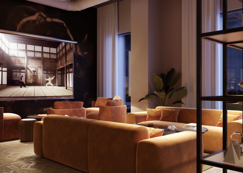 Cinema room at Elephant & Castle
