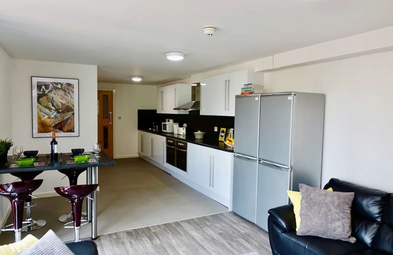 share kitchen at Carr Mills Accommodation