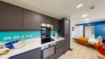 Comfortable studio with bed, desk, kitchenette and storage Agnes Jones House for students