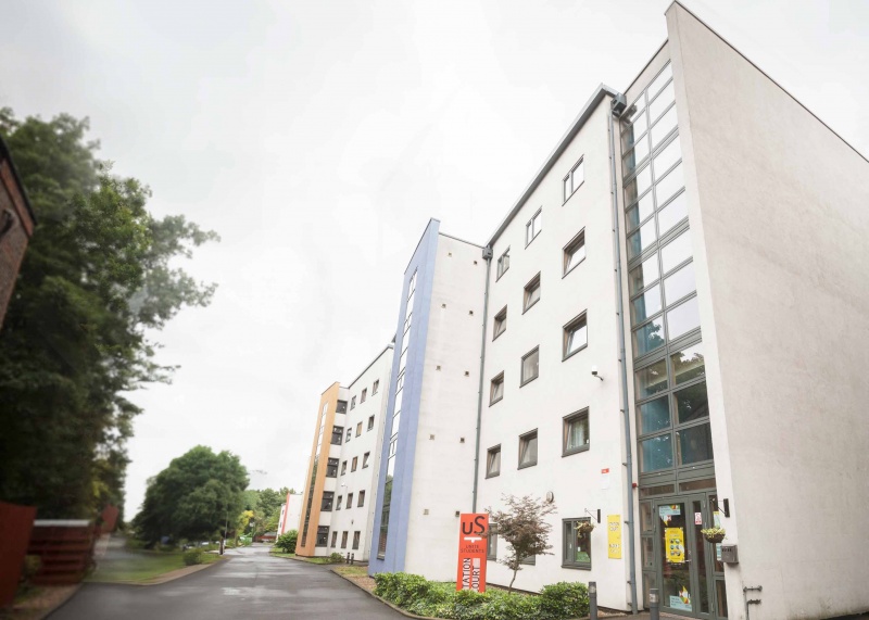 Modern exterior view of Station Court student accommodation in London