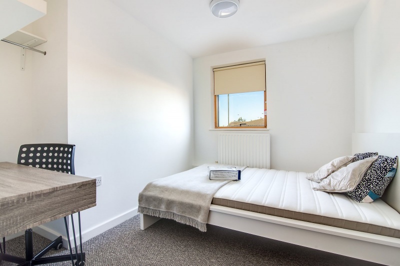 New Malden Hall One Bedroom Apartment Bedroom