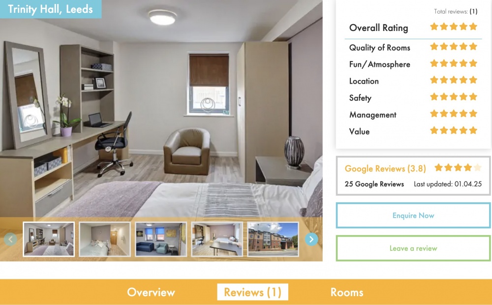 Leeds Student Accommodation - Trinity Hall