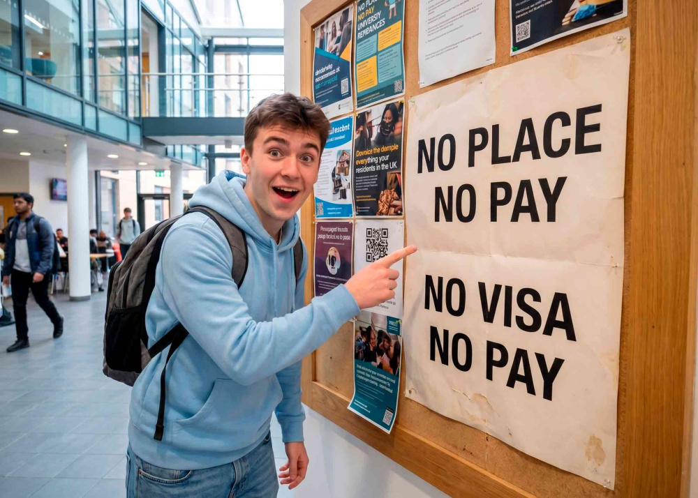 What is No Place No Pay and No Visa No Pay? A guide for students