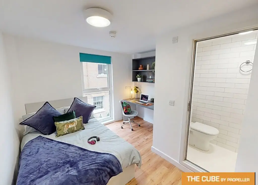 view of a ensuite room at The Cube in Bolton
