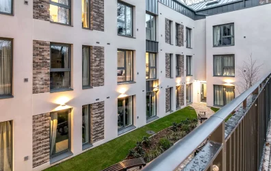 exterior view of the Building 79 Silver Street , student accommodation