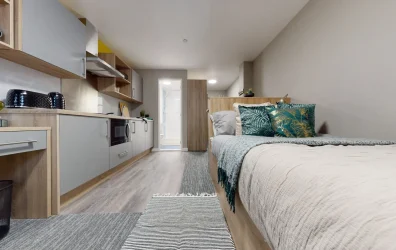 studio at the justice mill student accommodation in Reading