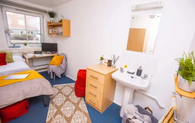 Student room at Lucia Foster Welch